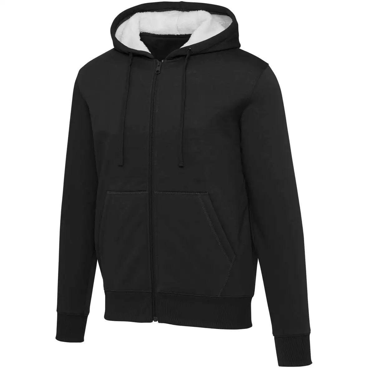 320 g/m² Sherpa-Kapuzenjacke mit Reißverschluss – Ansicht 7