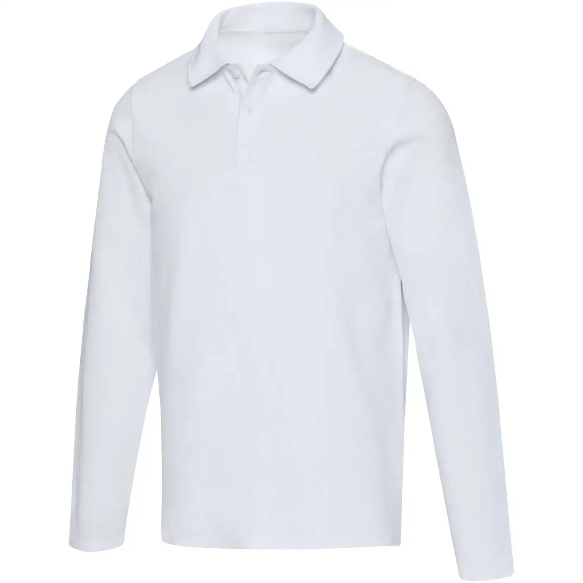 245 g/m² Langarm Poloshirt Unisex – Ansicht 1
