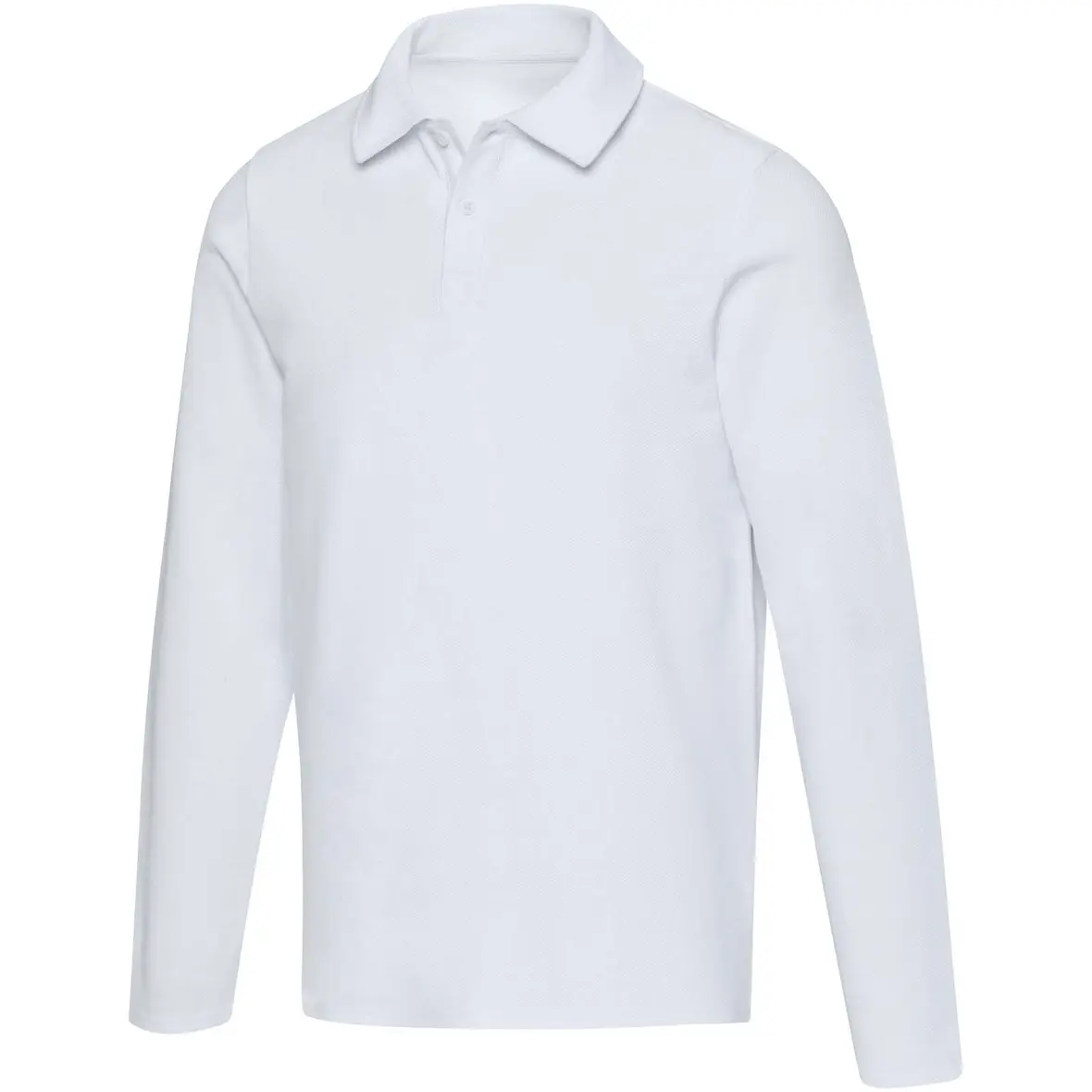 245 g/m² Langarm Poloshirt Unisex – Werbeartikel mit Logo bedrucken