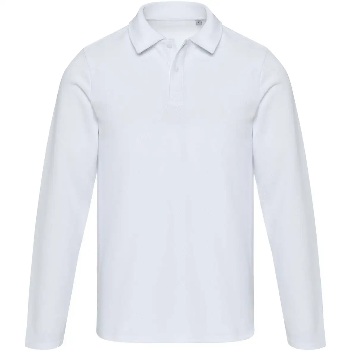 245 g/m² Langarm Poloshirt Unisex – Ansicht 2