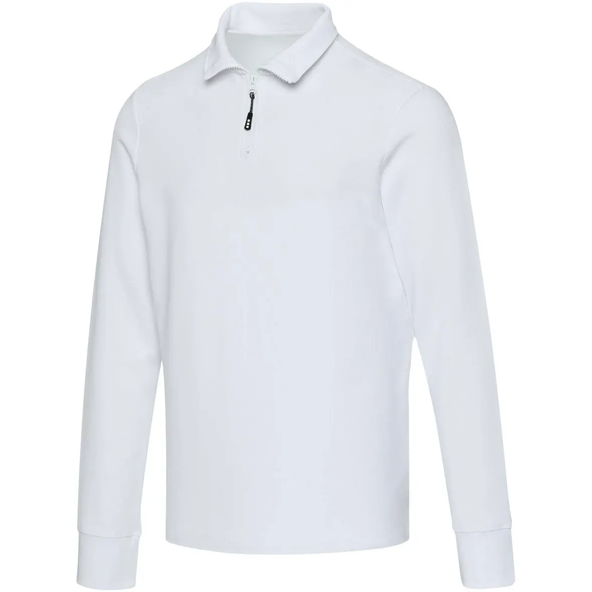 245 g/m² Langarm Poloshirt Unisex mit Reißverschluss – Werbeartikel mit Logo bedrucken