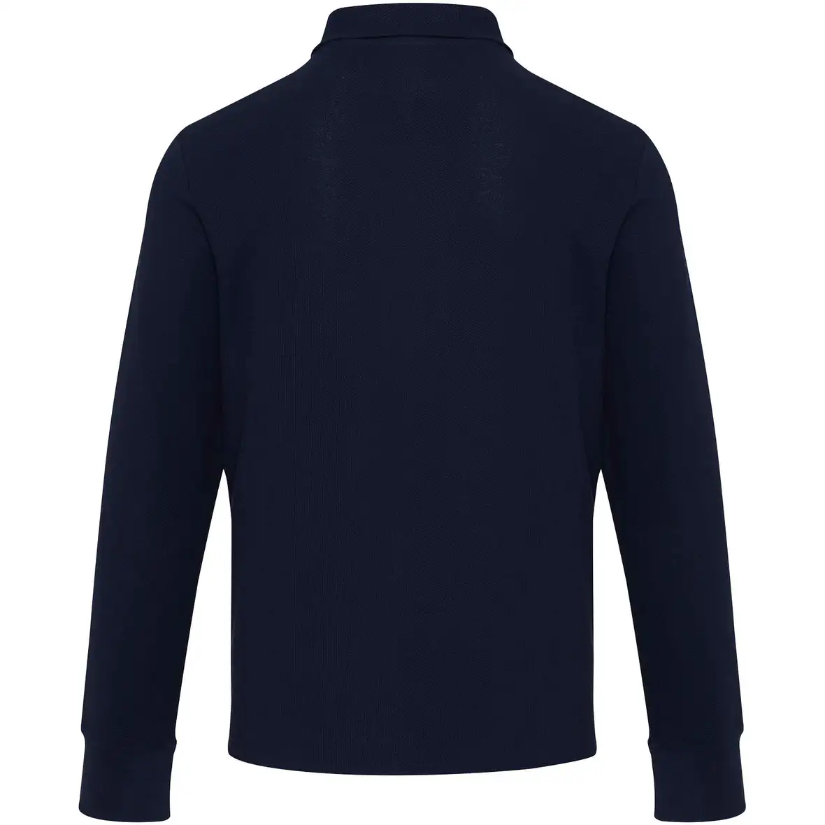 245 g/m² Langarm Poloshirt Unisex mit Reißverschluss – Ansicht 7