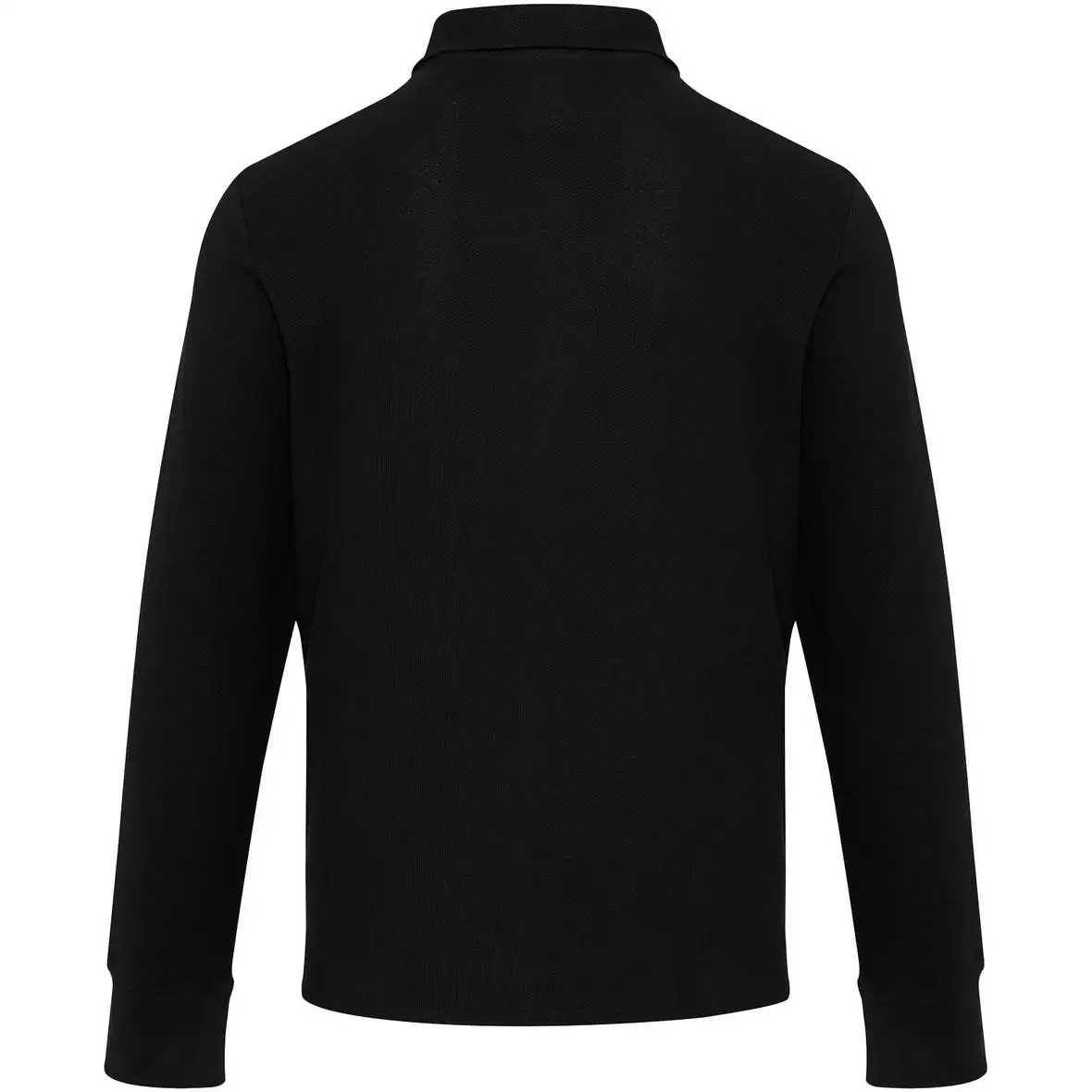 245 g/m² Langarm Poloshirt Unisex mit Reißverschluss – Ansicht 11