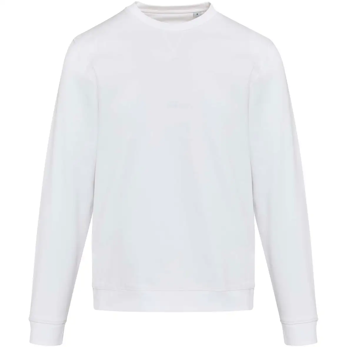 280 g/m² Pullover mit Rundhalsausschnitt aus recycelter Bio Baumwolle (OCS), unisex – Ansicht 2