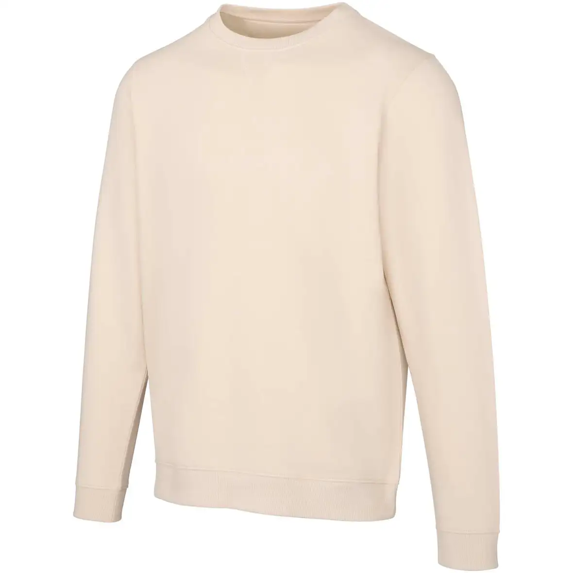 280 g/m² Pullover mit Rundhalsausschnitt aus recycelter Bio Baumwolle (OCS), unisex – Ansicht 5