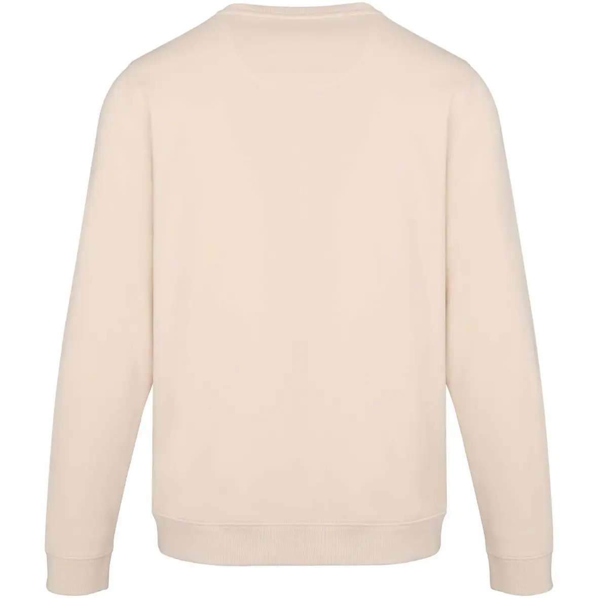 280 g/m² Pullover mit Rundhalsausschnitt aus recycelter Bio Baumwolle (OCS), unisex – Ansicht 7