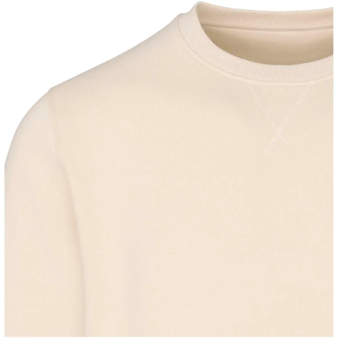 280 g/m² Pullover mit Rundhalsausschnitt aus recycelter Bio Baumwolle (OCS), unisex – Ansicht 9