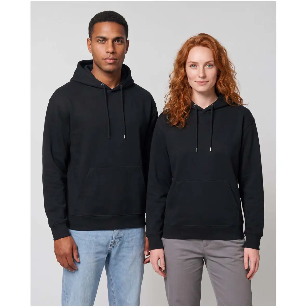 Oversize Kapuzenpullover aus recycelter 280 g/m2 Bio Baumwolle (OCS), unisex – Ansicht 9