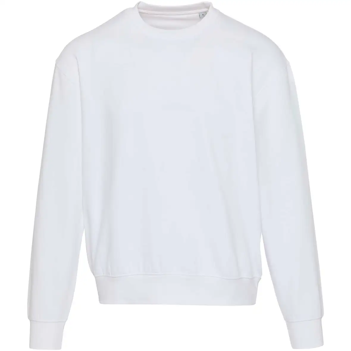 Oversize Sweatshirt mit Rundhalsausschnitt aus recycelter 280 g/m2 Bio Baumwolle (OCS), unisex – Ansicht 2