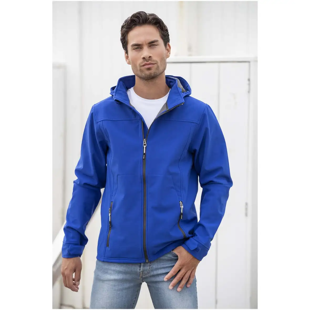 GRS Softshelljacke für Herren aus recyceltem Material – Ansicht 28