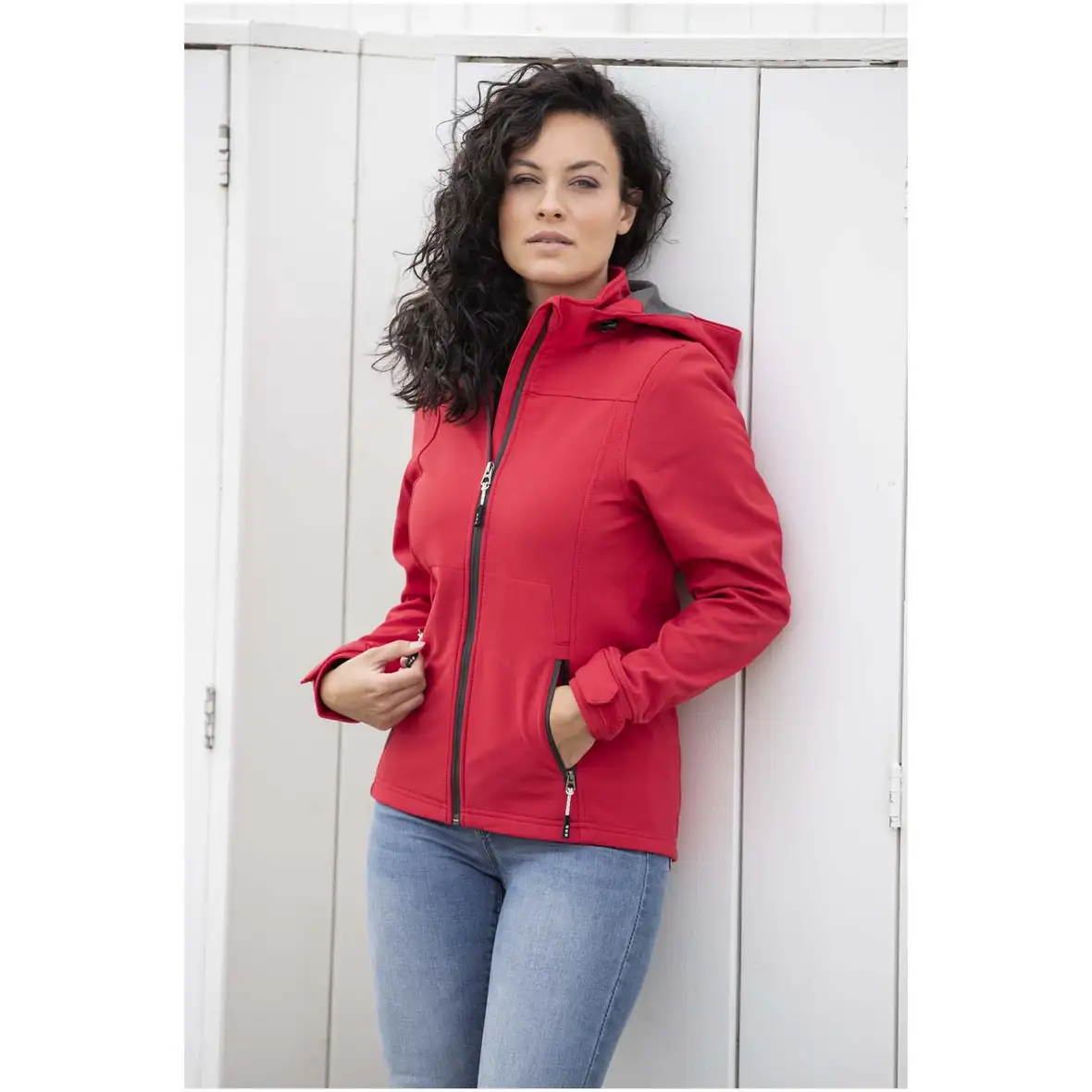 GRS Softshelljacke für Damen aus recyceltem Material – Ansicht 21