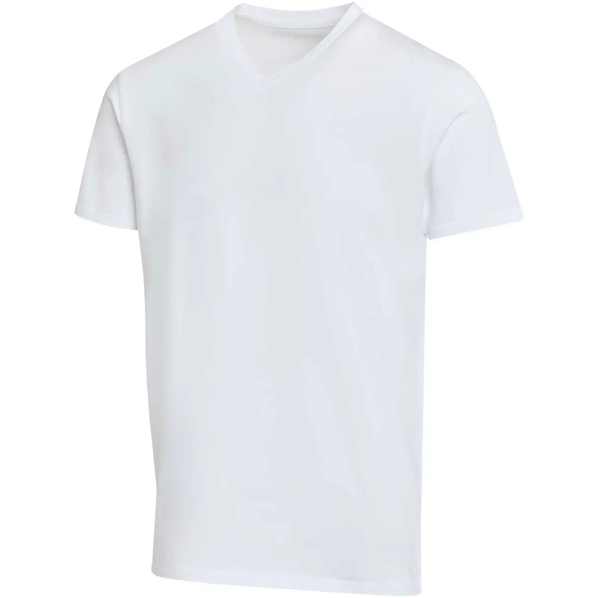 200 g/m² Kurzärmeliges T-Shirt V-Ausschnitt Bio Baumwolle (OCS), unisex – Werbeartikel mit Logo bedrucken