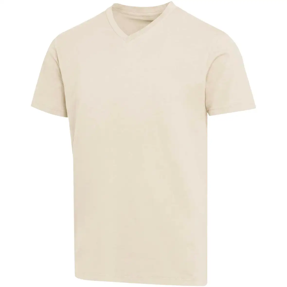200 g/m² Kurzärmeliges T-Shirt V-Ausschnitt Bio Baumwolle (OCS), unisex – Ansicht 6