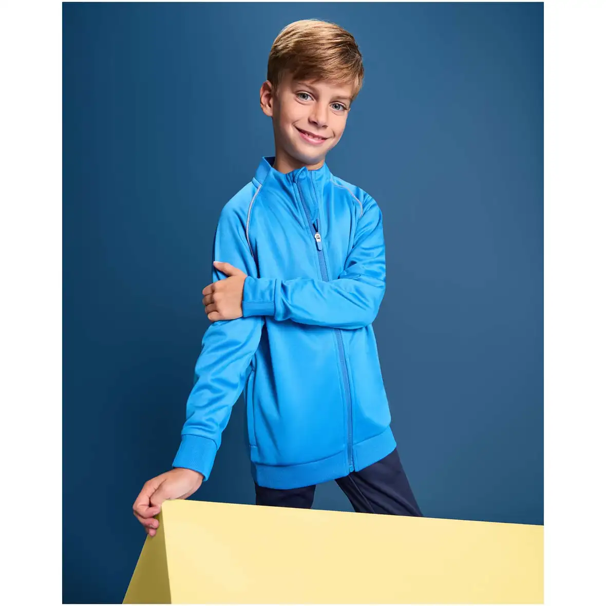 Kinder Sweatshirt mit durchgehendem Reißverschluss – Ansicht 27