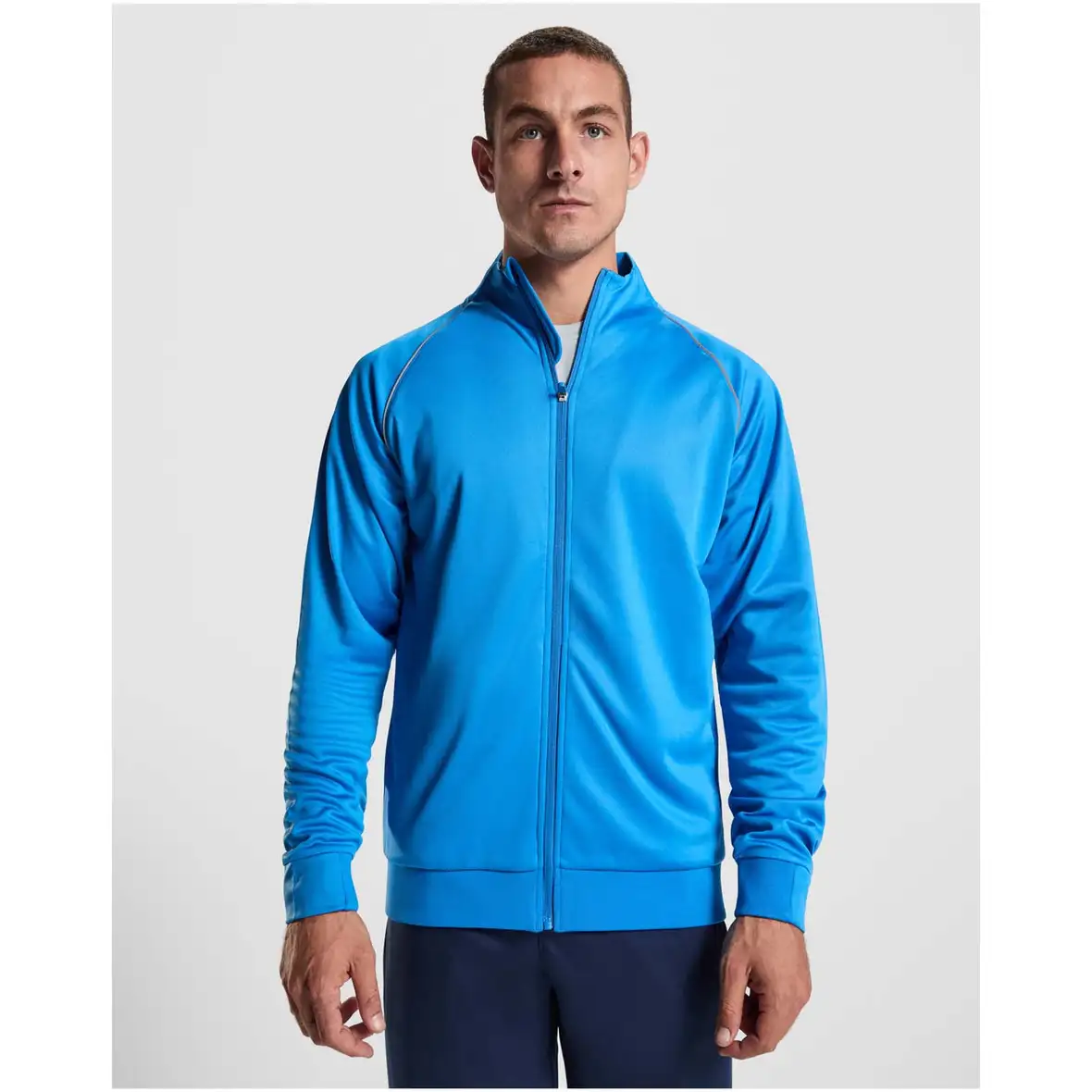 Herren Sweatshirt mit durchgehendem Reißverschluss – Ansicht 50
