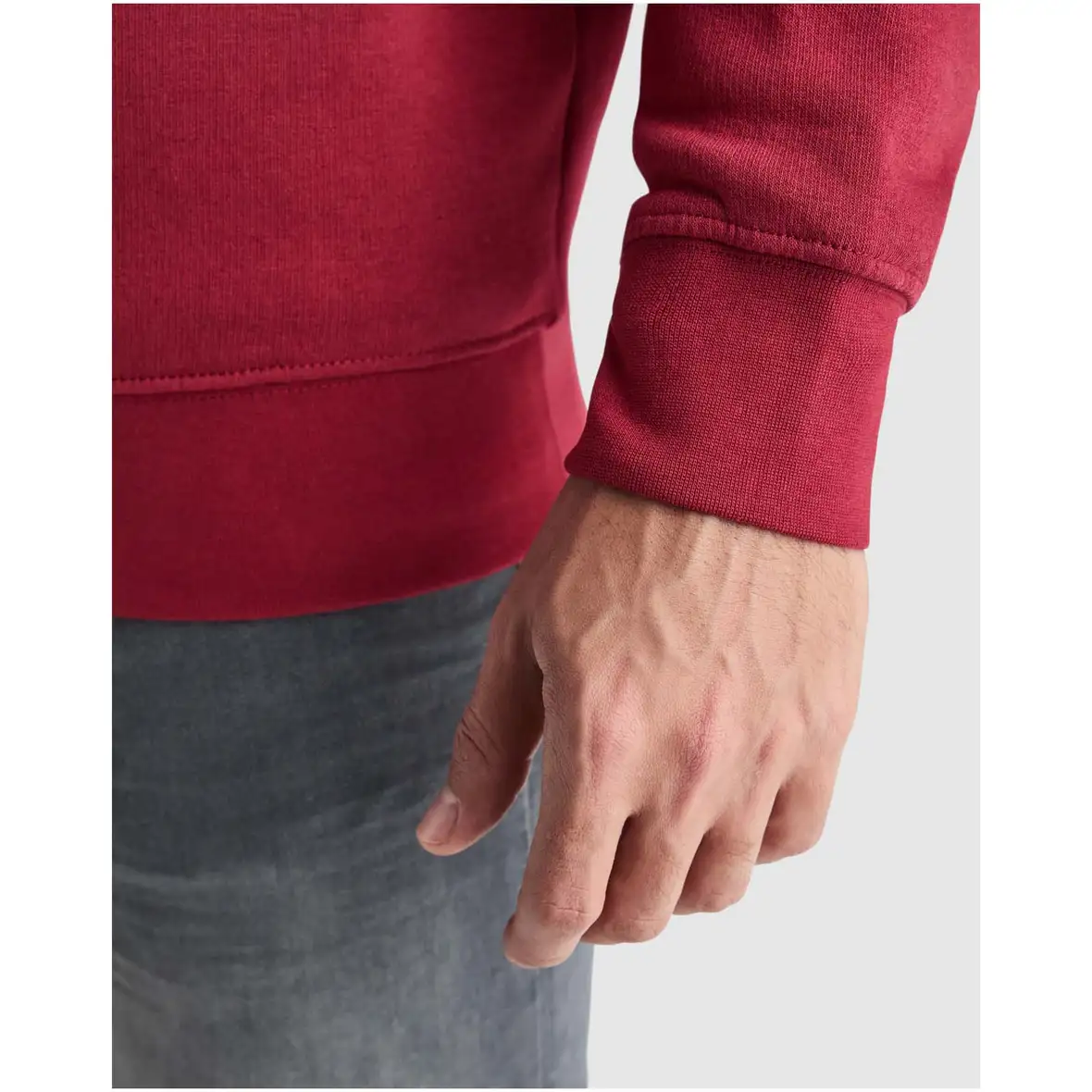 280 g/m² Pullover mit Viertelreißverschluss – Ansicht 14