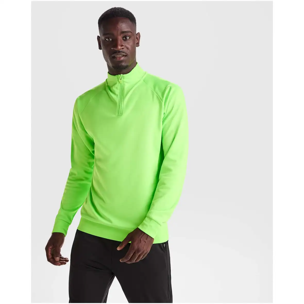 200 g/m² Half-Zip Sweatshirt Unisex – Ansicht 24