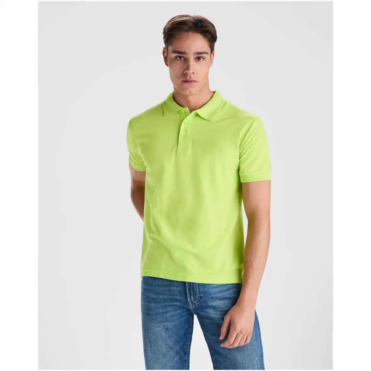 220 g/m² Premium Poloshirt für Herren – Ansicht 28