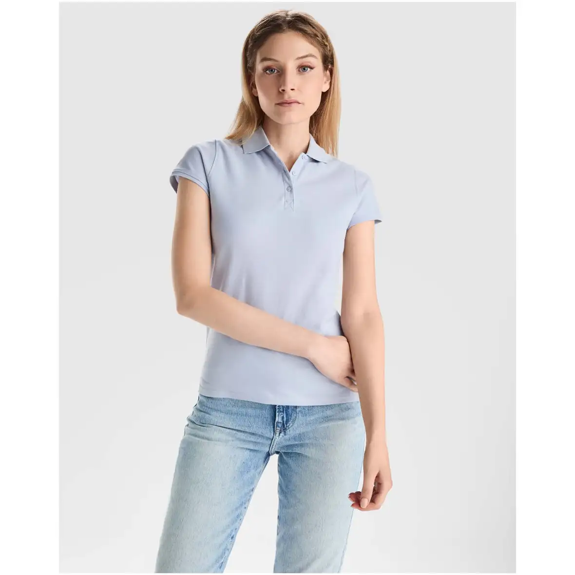 200 g/m² Poloshirt für Damen – Ansicht 6
