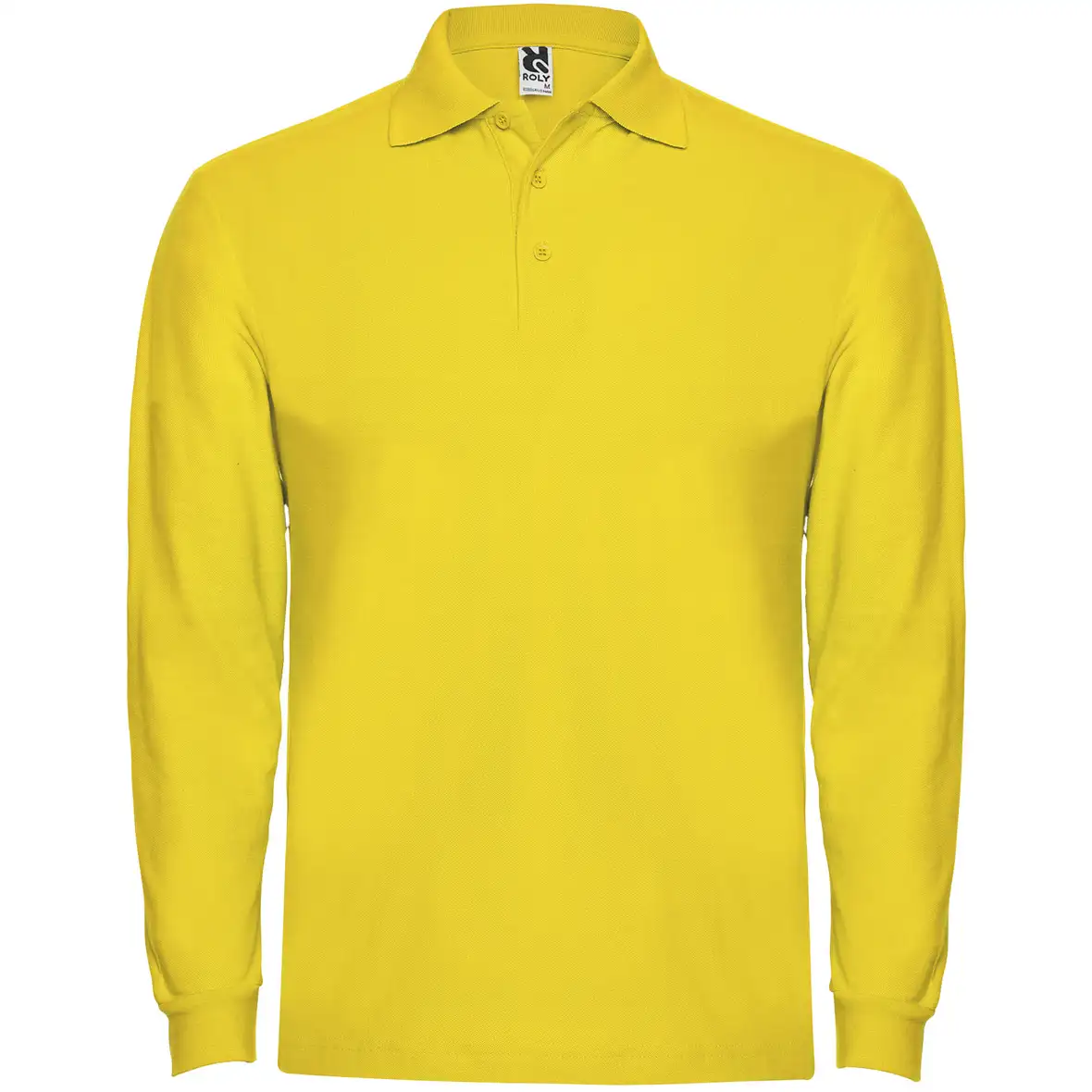 220 g/m² Langarm Poloshirt für Herren – Ansicht 1