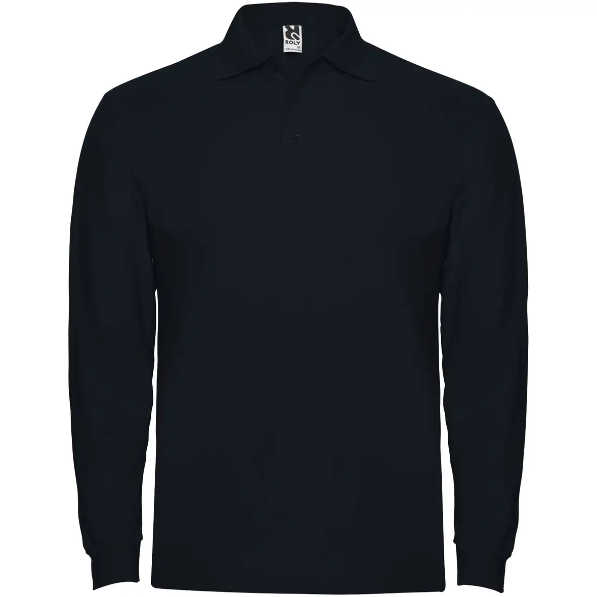 220 g/m² Langarm Poloshirt für Herren – Ansicht 4