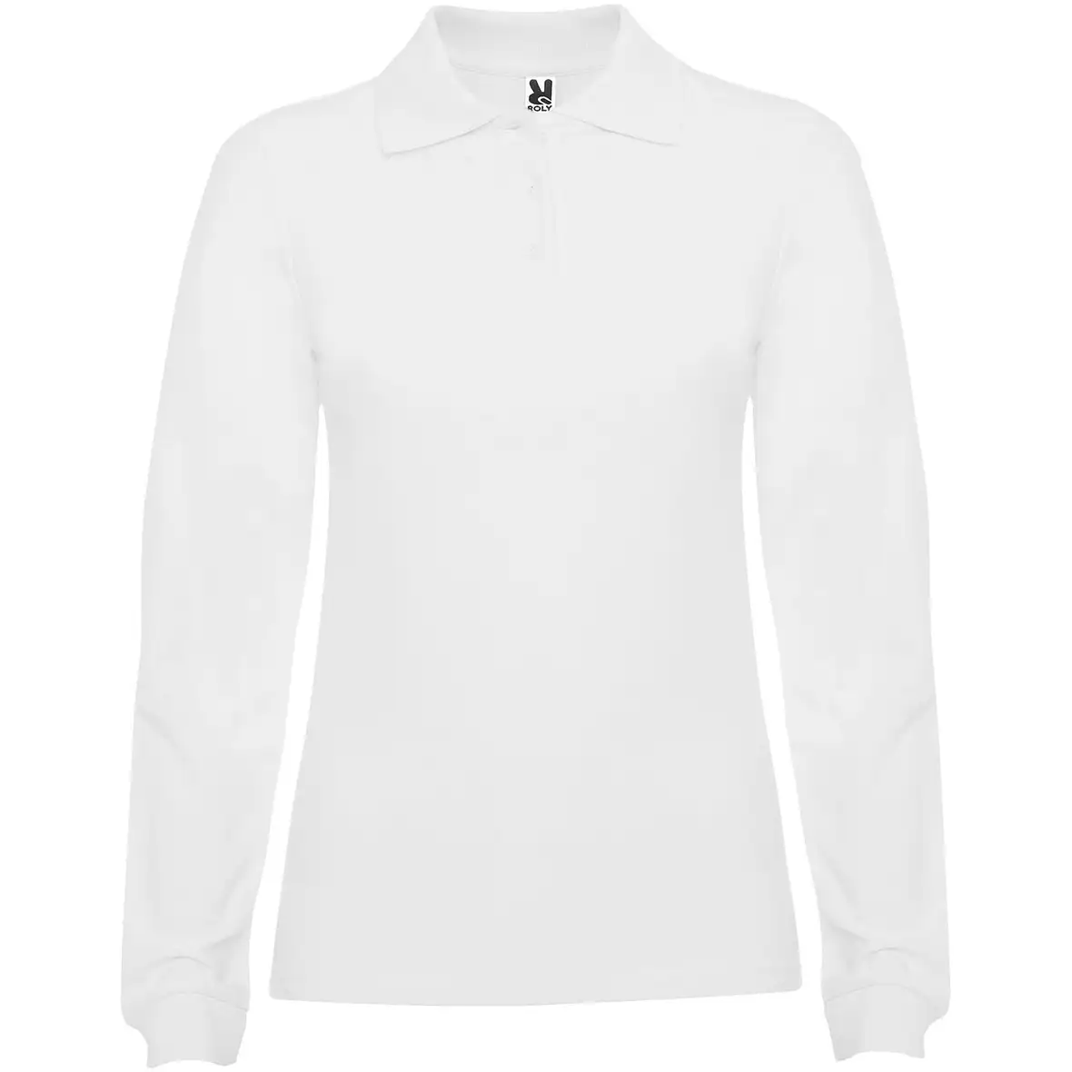 220 g/m² Langarm Poloshirt für Damen – Ansicht 4