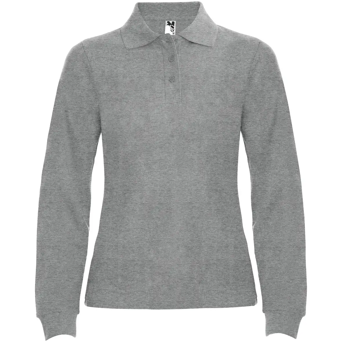 220 g/m² Langarm Poloshirt für Damen – Ansicht 13