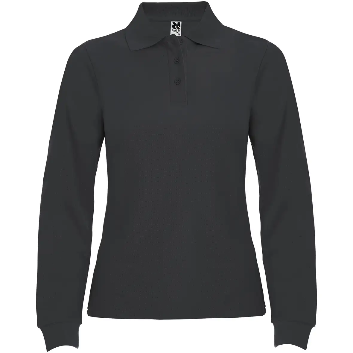 220 g/m² Langarm Poloshirt für Damen – Ansicht 19