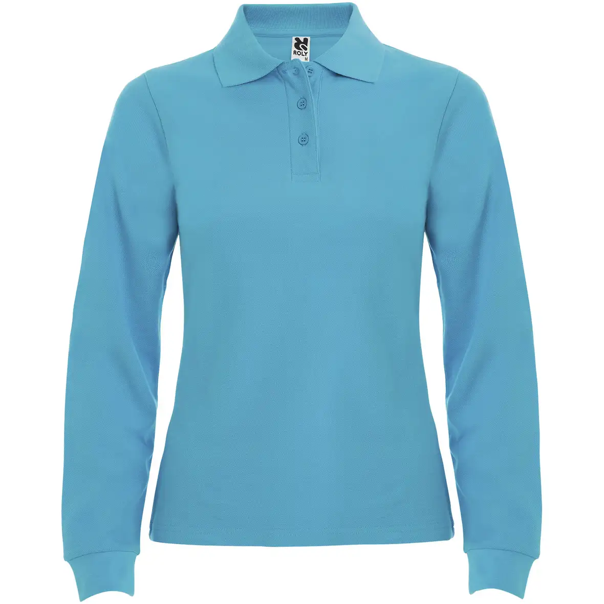 220 g/m² Langarm Poloshirt für Damen – Ansicht 28