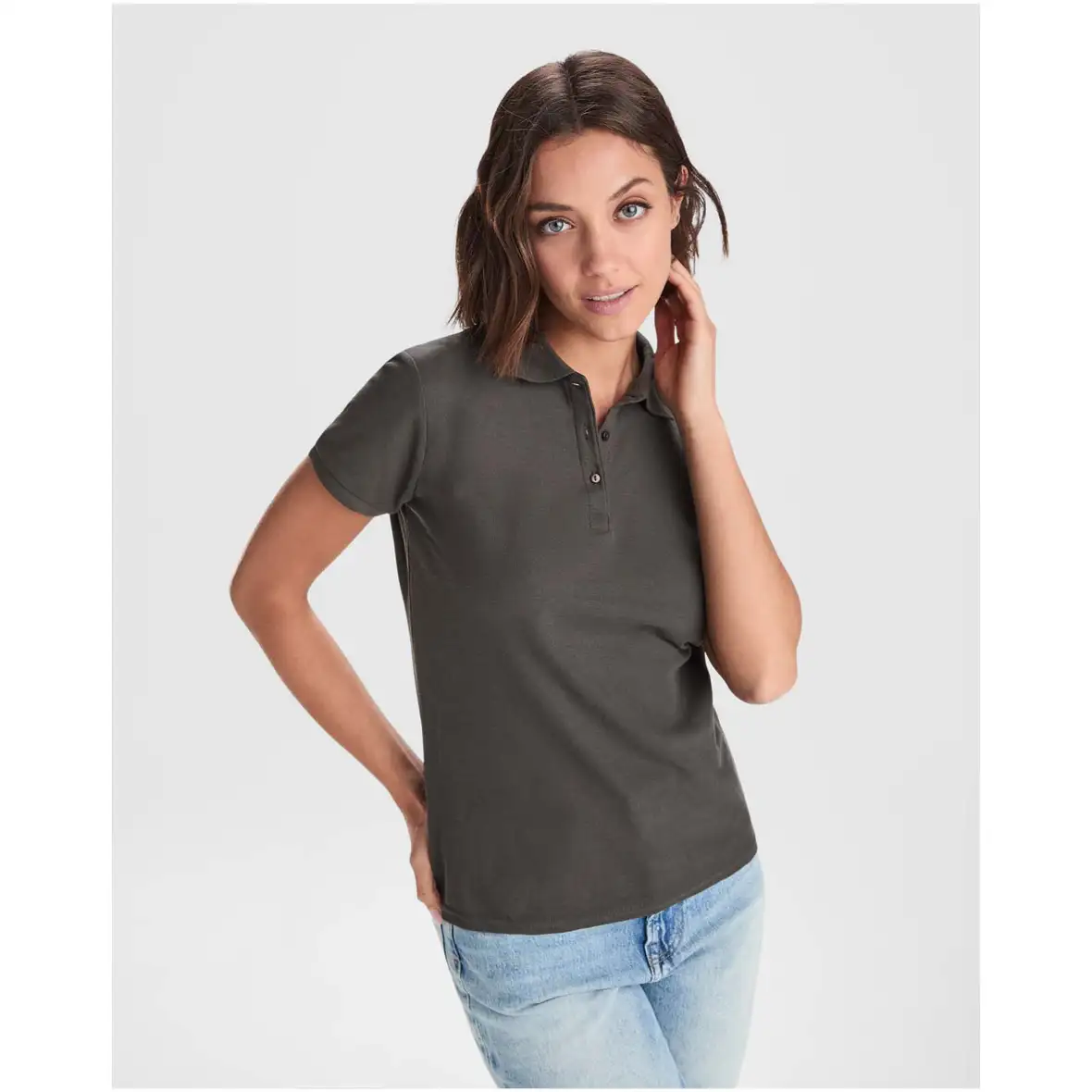 220 g/m² Premium Poloshirt für Damen – Ansicht 30