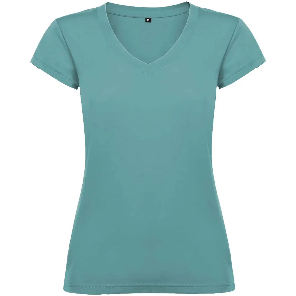155 g/m² T-Shirt mit V-Ausschnitt für Damen – Ansicht 1