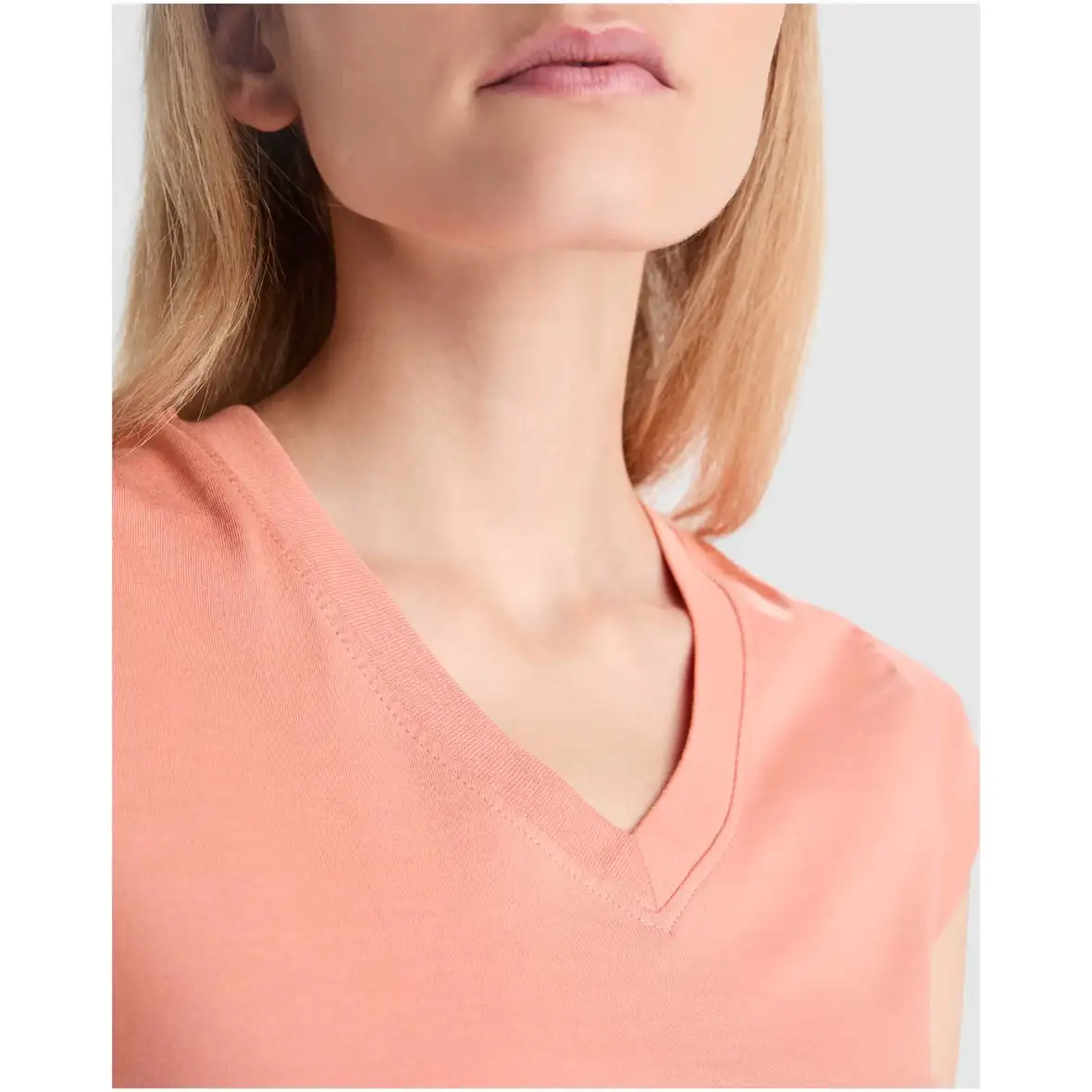155 g/m² T-Shirt mit V-Ausschnitt für Damen – Ansicht 43