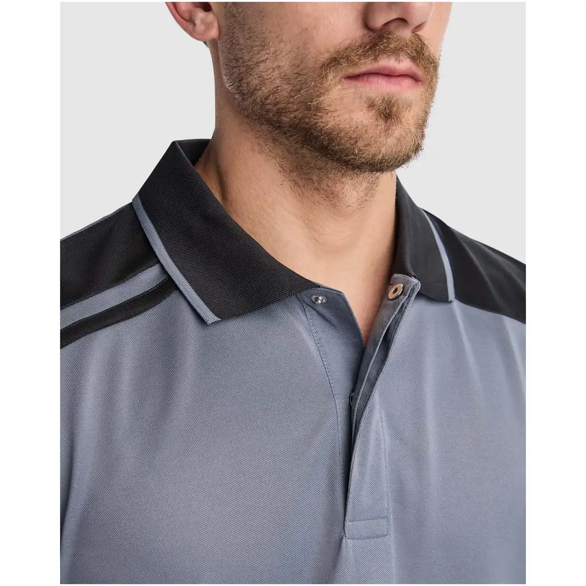 Kurzärmeliges Poloshirt mit antibakterieller Wirkung, 160 g/m2, unisex – Ansicht 3