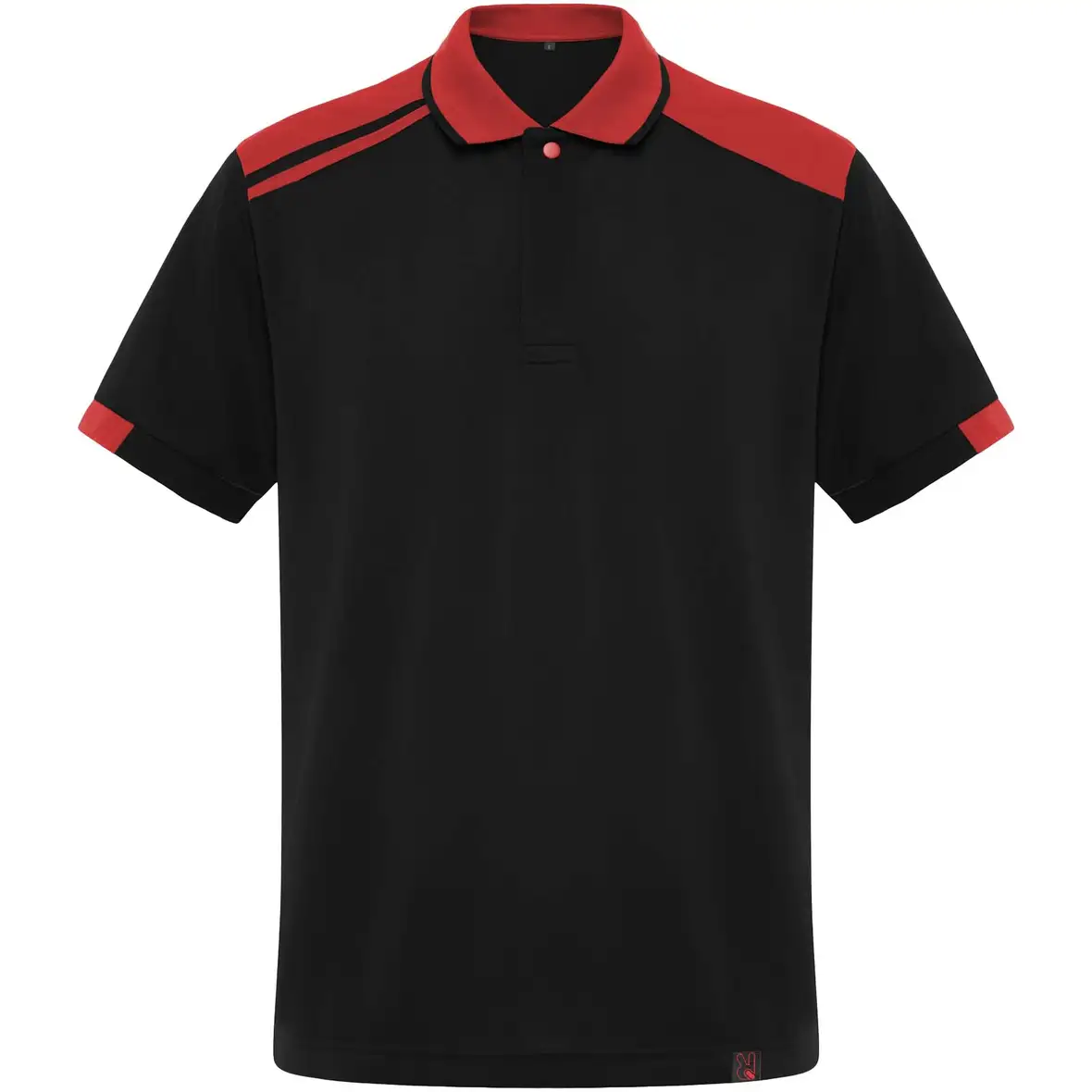 Kurzärmeliges Poloshirt mit antibakterieller Wirkung, 160 g/m2, unisex – Ansicht 6