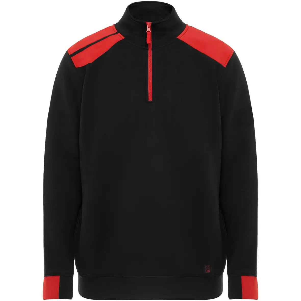 Pullover für Herren mit halbem Reißverschluss, 280 g/m2 – Ansicht 6