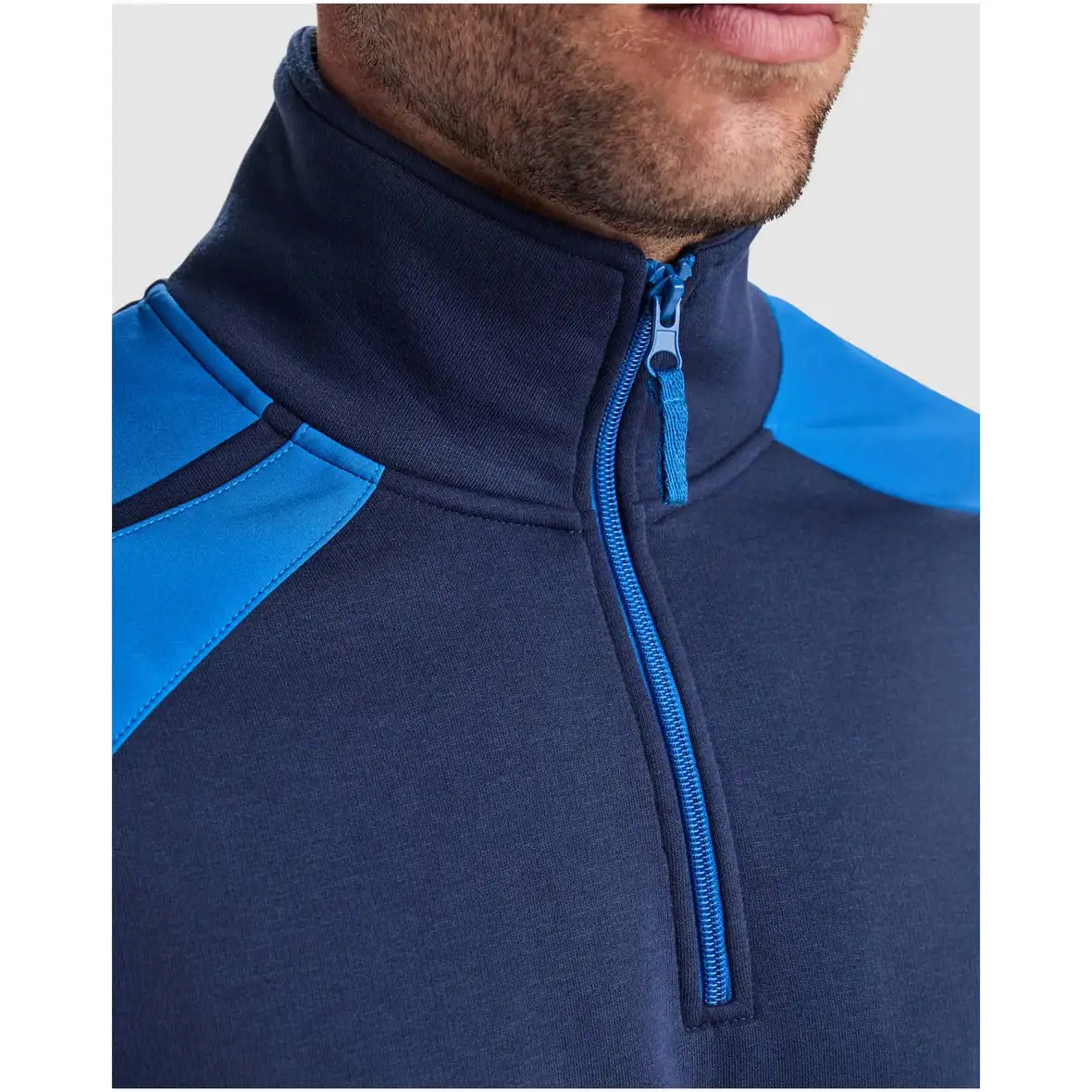 Pullover für Herren mit halbem Reißverschluss, 280 g/m2 – Ansicht 18