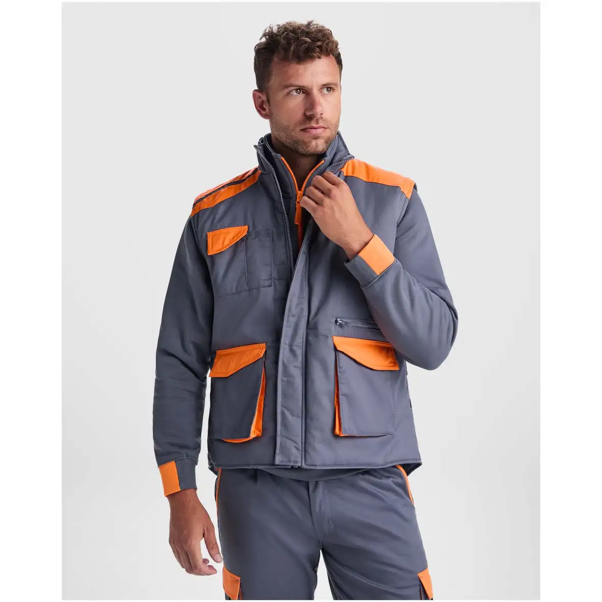 Arbeitsweste mit mehreren Taschen – Ansicht 10